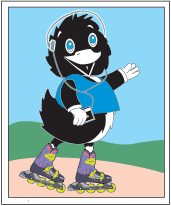 Roller Skating Inky